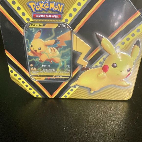 Pokemon V Powers Pikachu Tin. New Unopen - Picture 4 of 5